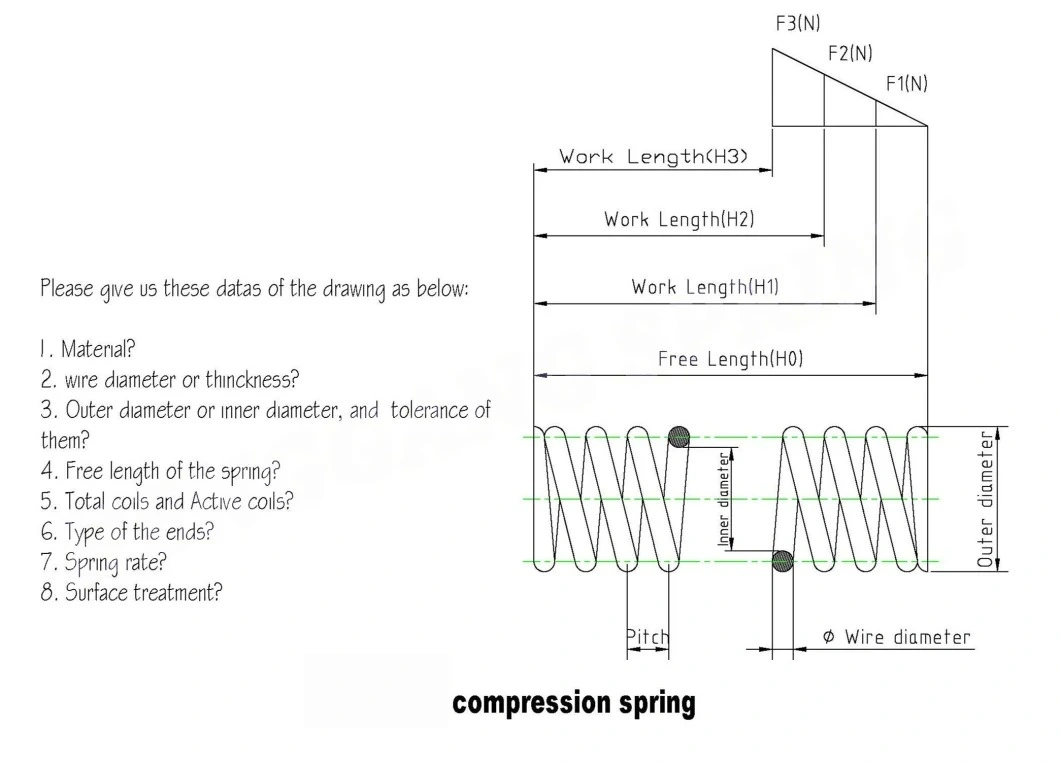 OEM Bending Flat Stainless Steel Spring Wire Form